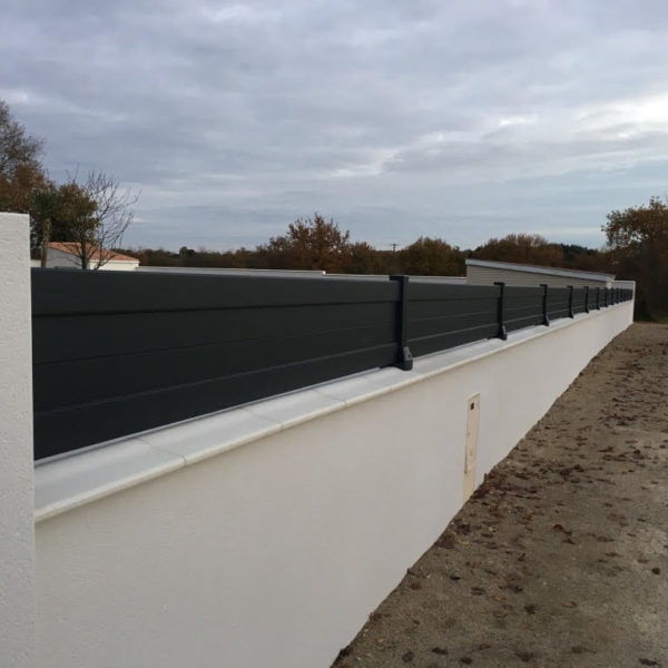 clôture aluminium après projet à Olonne sur mer