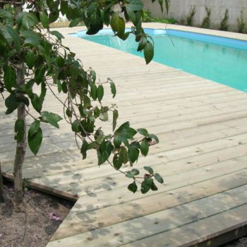 terrasse bois piscine olonne sur mer vendée