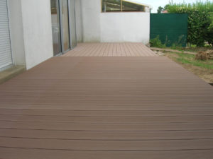 terrasse en bois composite à Olonne su rmer