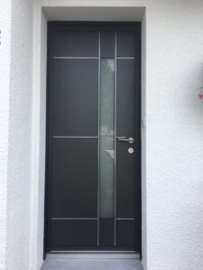 porte d'entrée en PVC vendée